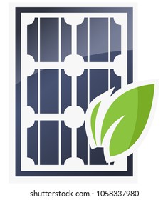 Solar PV Panels - Icon as EPS 10 File