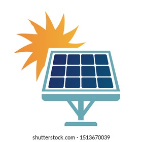 Solar PV Panels - Icon as EPS 10 File