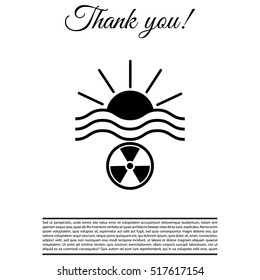 solar radiation icon. Blue sun rays