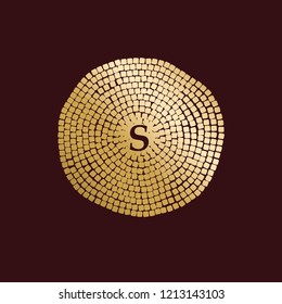 solar sign / decorative element / round ornament