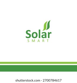 Solar Smart Logo - Eco Friendly Logo Design For Smart Solar Installer or Manfacturer Companies