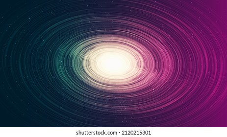 Solar Spiral Black hole on Galaxy background with Milky Way spiral,Universe and starry concept design,vector