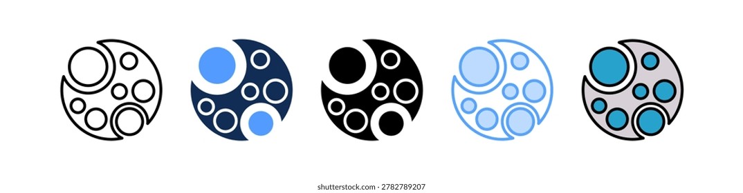 Solar Storm Icon Multiple Style