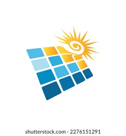 Diseño del logotipo del panel solar