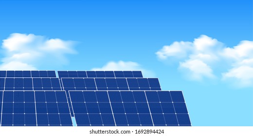 Solar sun sky eco background