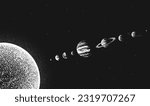Solar system.Sun and all our planets