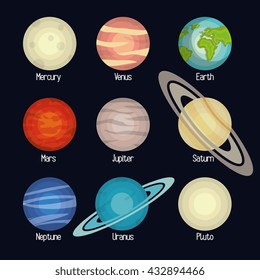 Solar System Design Stock Vector (Royalty Free) 432894466 | Shutterstock