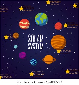 solar system flat