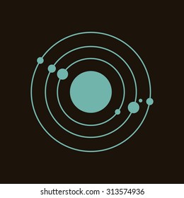 Solar system icon