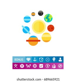 Solar system icon
