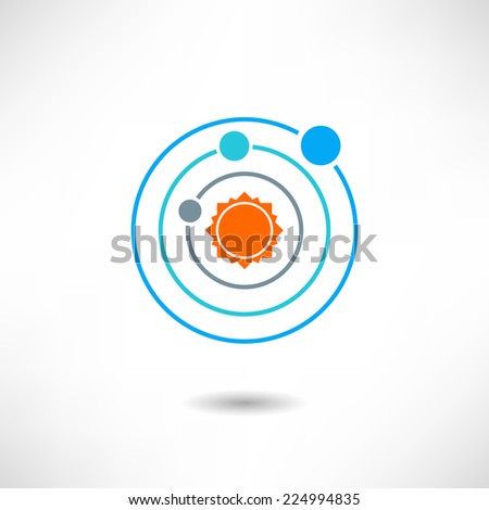 Solar system icon