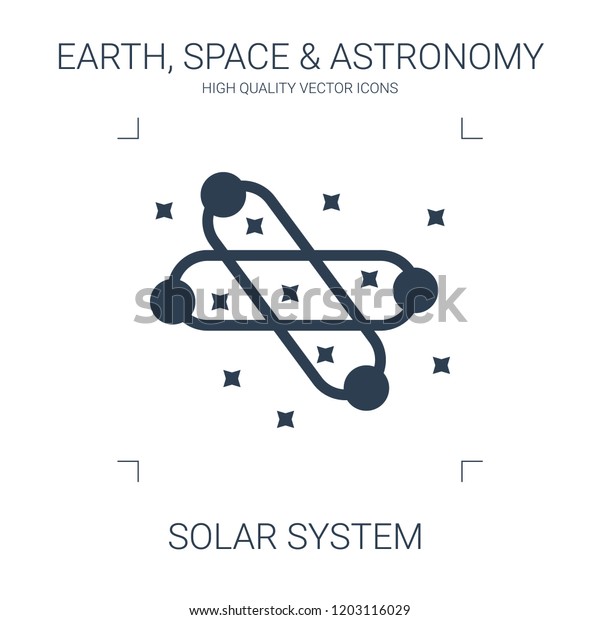 solar\
system icon. high quality filled solar system icon on white\
background. from earth space astronomy collection flat trendy\
vector solar system symbol. use for web and\
mobile
