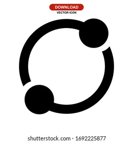 solar system icon or logo isolated sign symbol vector illustration - high quality black style vector icons
