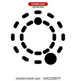 solar system icon or logo isolated sign symbol vector illustration - high quality black style vector icons
