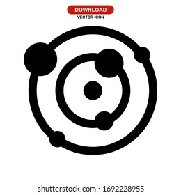 solar system icon or logo isolated sign symbol vector illustration - high quality black style vector icons
