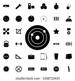 solar system icon. Universal set of web for website design and development, app development