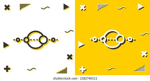 solar system line icon. Simple outline style.solar system linear sign. Vector illustration isolated on white background. Editable stroke EPS 10