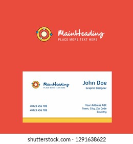 Solar system  logo Design with business card template. Elegant corporate identity. - Vector