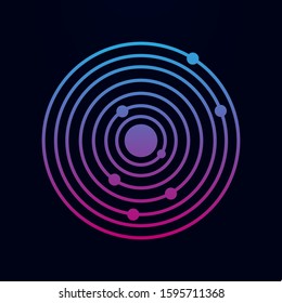 Solar system nolan icon. Simple thin line, outline vector of sciense icons for ui and ux, website or mobile application