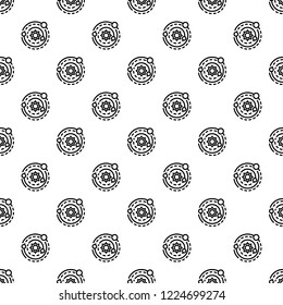 Solar system pattern seamless repeat background for any web design