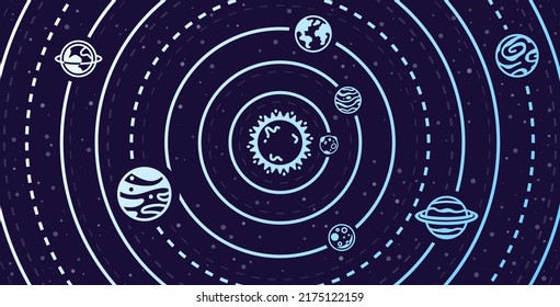 11,920 Silhouette solar system Images, Stock Photos & Vectors ...