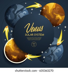 The Solar System Planets : Vector Illustration
