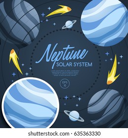 The Solar System Planets : Vector Illustration