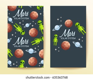 The Solar System Planets : Vector Illustration