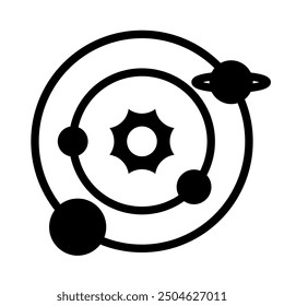 Solar System for Space Icon