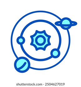 Solar System for Space Icon