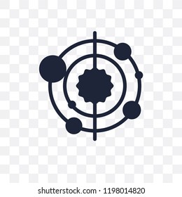 Solar system transparent icon. Solar system symbol design from Astronomy collection.