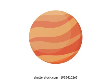 Solar System Venus Vector Icon