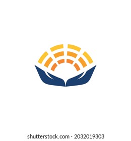 Solar technology education vector template