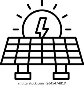 Solar technology vector icon. Can be used for printing, mobile and web applications.