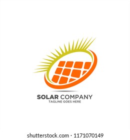 Solar Technology vector icon, Solar logo vector icon, Solar Company logo template