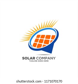 Solar Technology Vector Icon Solar Logo Stock Vector (Royalty Free ...