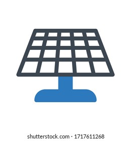 solar vector glyph color icon 