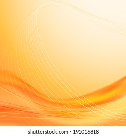 Solar wave abstract background template. Vector illustration