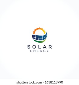 Solar wave Sun panel logo 