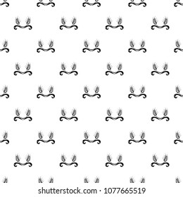 Solar Wheat pattern vector seamless repeating for any web design