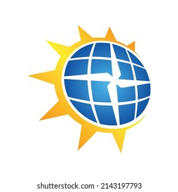 Solar and Wind Vector, Sign and Symbol, EPS 10 vector