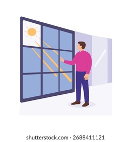 Ventanas solares, Edificio que utiliza ventanas de energía solar transparentes