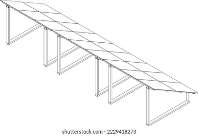 SolarBatterie, Rahmenbasis, Vektorgrafik