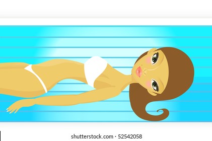 Solarium girl