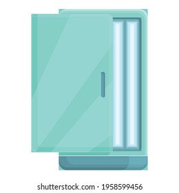 Solarium hot icon. Cartoon of Solarium hot vector icon for web design isolated on white background