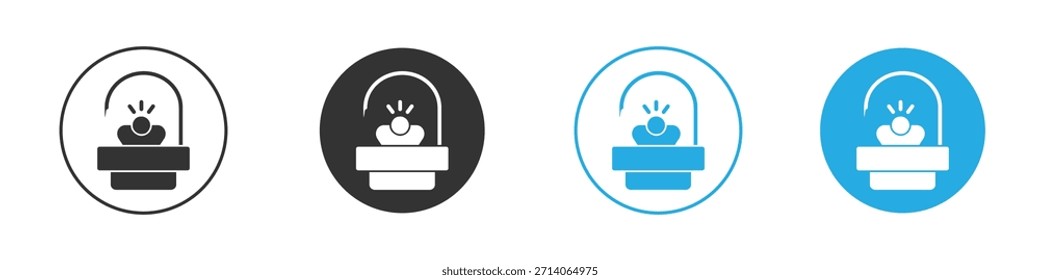 Icono de solarium. Plantilla de diseño de iconos gráficos