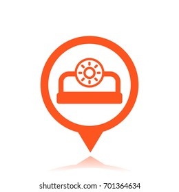 solarium icon on mark