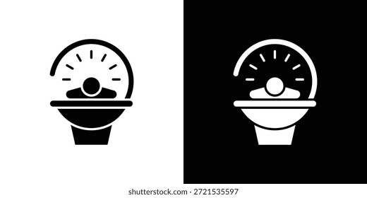 Solarium icon silhouette vector flat illustration design pack.