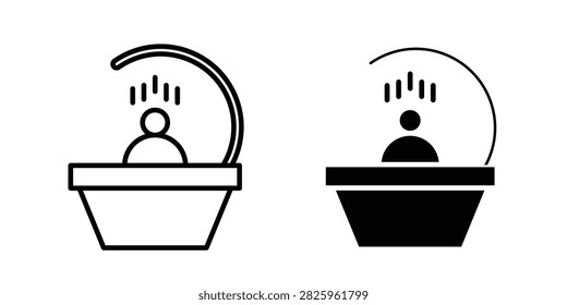 Solarium icon simple logos group