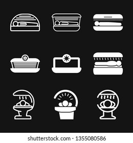 Solarium icon vector sign symbol for design